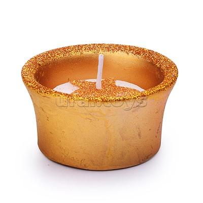 Набор свечей с подсвечником "Золотая звёздочка" (5шт.)