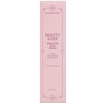 Supermood, Beauty Sleep, сыворотка для лица Absolute Bliss Serum, 30 мл