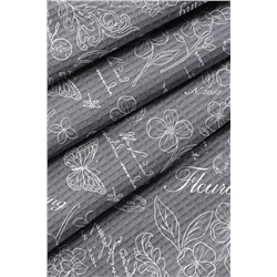 Комплект вафельных полотенец 45х60 (5 шт.) "Mia Cara" рис 30284-10 Жозефина