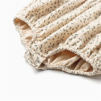 Рубашка - боди для девочки MINAKU, рост 92-98, бежевая