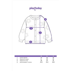 Кардиган PLAYTODAY, 1088890