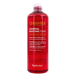 FARMSTAY - ТОНЕР ДЛЯ ЛИЦА УКРЕПЛЯЮЩИЙ С КЕРАМИДАМИ CERAMIDE ESSENTIAL BOOSTING TONER, 500 ML
