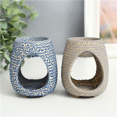 УЦЕНКА Аромалампа керамика «Классика» МИКС 6.5×6.5×8.5 см