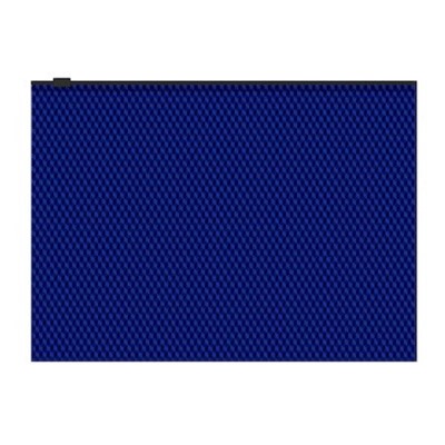 Папка на гибкой молнии B5 ZIP Diamond Total Blue непрозрачная синяя 55090 ErichKrause