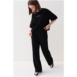 Комплект трикотажный для девочек: фуфайка (футболка), брюки PLAYTODAY, 1240280