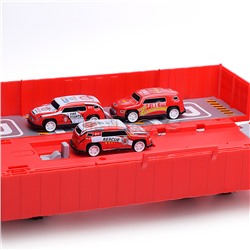 Машина "Пожарная станция" в коробке