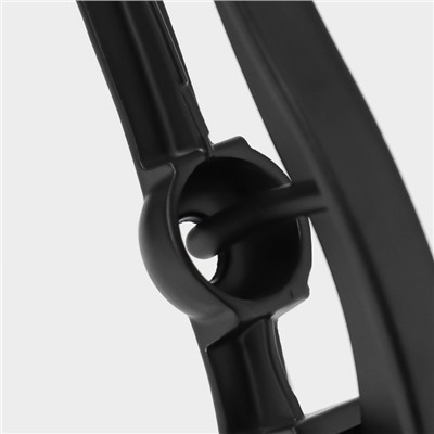 Пресс для чеснока Magistro Alum black, 18.5, с выталкивателем косточек, чёрный