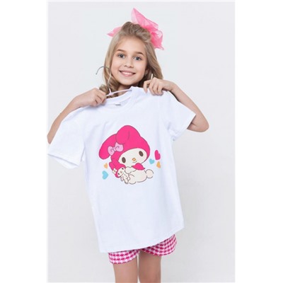 2_1 - детская пижама (Розовый)