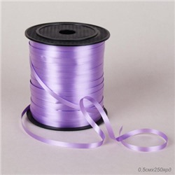 Лента декоративная 0,5см х 250 ярд / ZH24-002lilac /уп 100/сиреневая