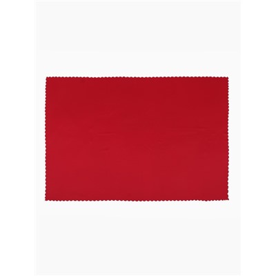Скатерть «Доляна», однотонная, 140×100 см, красная, 140 г/м², 100% п/э