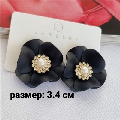 Серьги цветы, 09250 арт.002.093