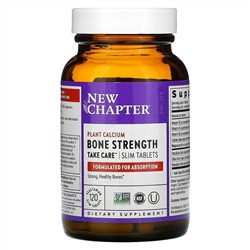 New Chapter, Bone Strength Take Care, 120 тонких вегетарианских таблеток