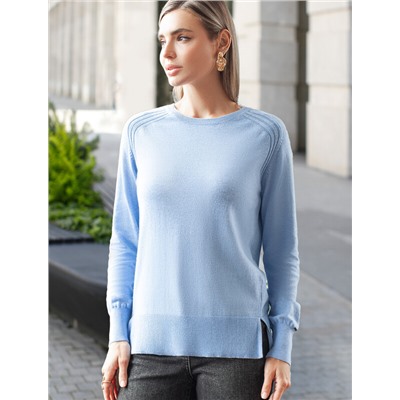 Джемпер тонкой вязки из хлопка с кашемиром