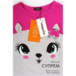 Хлопковое платье для девочки Happyfox