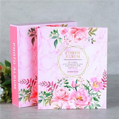 Фотоальбом 80 фото 10x15 Цветы / MX8207 /уп 48/