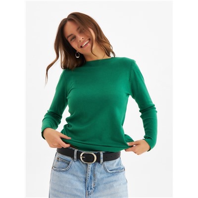 Джемпер женский MINAKU, зелёный, размер 42-44