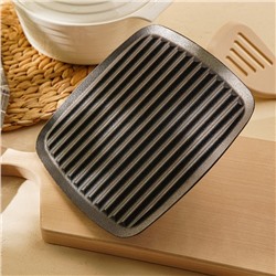 Крышка - пресс SL Home, 23×23×5.5 см, чугун, чёрная