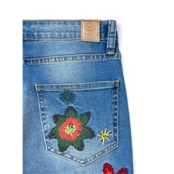 Skinny CONTE Ультрамодные джинсы Skinny с вышивкой CON-32