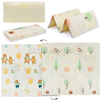 Коврик развивающий "Веселые мишки" (180*200*0.8cm) EVA