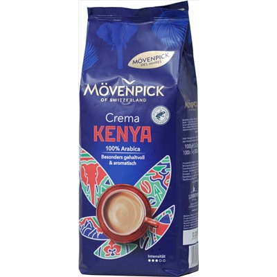 Mövenpick. Kenya (зерновой) 1 кг. мягкая упаковка