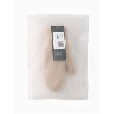 Варежки женские MIST с шерстью кролика, р-р 22 см, цв. кофейный