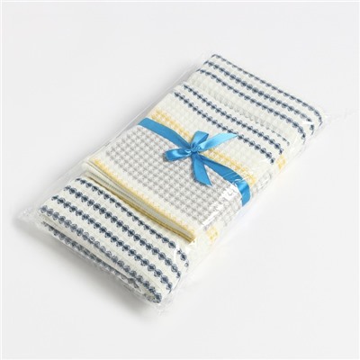 Набор полотенец LoveLife «Waffle» (2 шт.:70×140 см, 33×74 см) Вид 1.100% хлопок, 280 г/м²