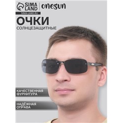 Очки солнцезащитные OneSun, дужка 13 см, ширина 15 см, 4.5×6.5 см, линзы - накладки