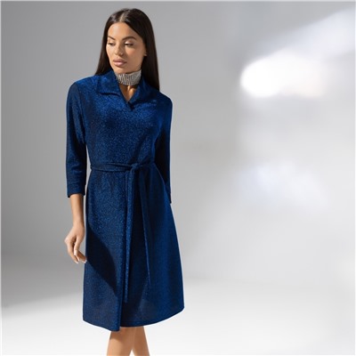 Платье свободного силуэта, Модная реализация (с поясом)