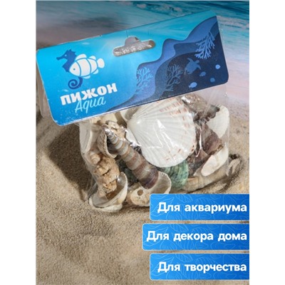 Набор ракушек Пижон Аква 100 г, микс №1