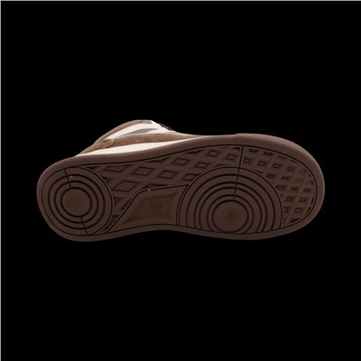 Кроссовки высокие из натуральной кожи MS-S294 коричневые