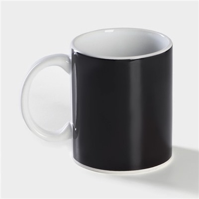 Кружка - хамелеон Доляна «Таинственная лиса», 350 мл, керамика, небольшие дефекты