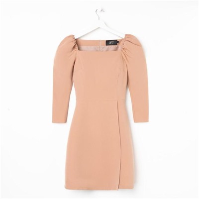 Платье женское мини MIST, размер 48, бежевое