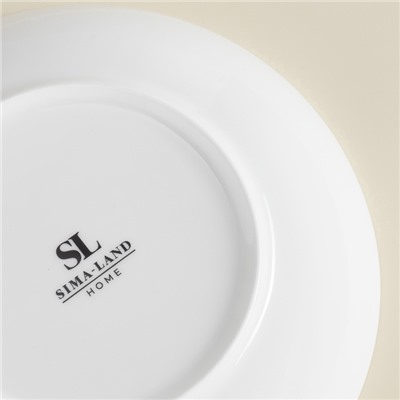 УЦЕНКА Набор тарелок глубоких SL Home «Каскарон» 2 шт., d=20 см, 20.5×20.5×4 см