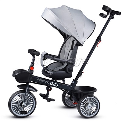 Велосипед 3-х колесный, серый