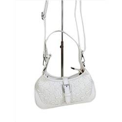 Женская сумка из искусственной кожи, цвет белый