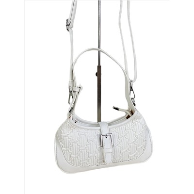 Женская сумка из искусственной кожи, цвет белый