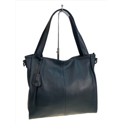 Женская сумка из натуральной кожи, цвет серый