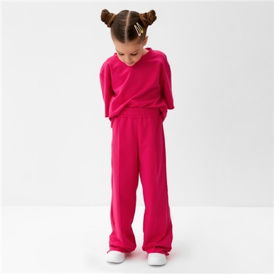 Брюки детские KAFTAN, размер 32 (110 - 116 см), розовые