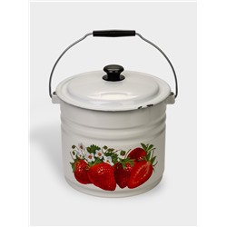 УЦЕНКА Ведро ц/шт. с/кр 10 л (белая)СА