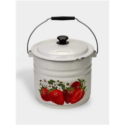 УЦЕНКА Ведро ц/шт. с/кр 10 л (белая)СА