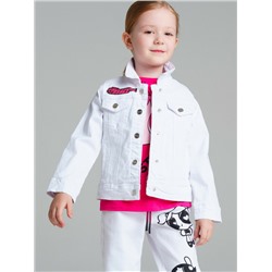 Куртка текстильная джинсовая для девочек