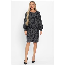 Платье Шарли (серо-синее) П14862-18М