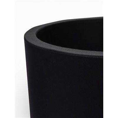 Кашпо для цветов «Флориан», 11 л, d=25 см, h=39.5 см, пластиковое, с автополивом, на ножках, серое