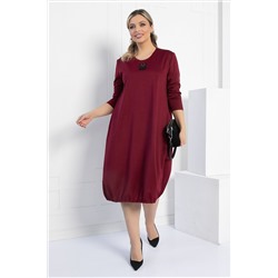 Платье Я жду тебя (бордовое) П12312-15