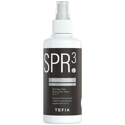 TEFIA Man Code Энергетический спрей для волос мужской 5-в-1 250 мл