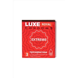 Текстурированные презервативы LUXE Royal Extreme - 3 шт.