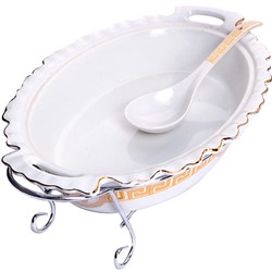 30654 Мармит керамика 2,5л 4пр со свечкой LR (х4)