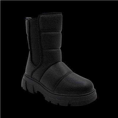 Сапоги на меху 3103В-1 черные