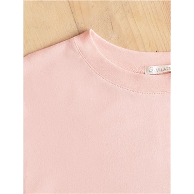 Футболка с принтом свободная из премиального 100% хлопка