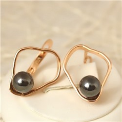 Серьги позолота H01-8805